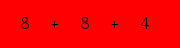 enter the sum of these 3 numbers