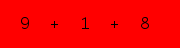 enter the sum of these 3 numbers