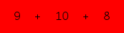 enter the sum of these 3 numbers
