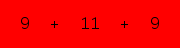 enter the sum of these 3 numbers