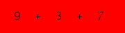 enter the sum of these 3 numbers