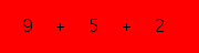 enter the sum of these 3 numbers