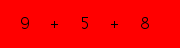enter the sum of these 3 numbers