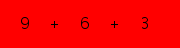 enter the sum of these 3 numbers