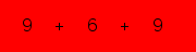 enter the sum of these 3 numbers