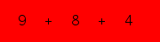 enter the sum of these 3 numbers